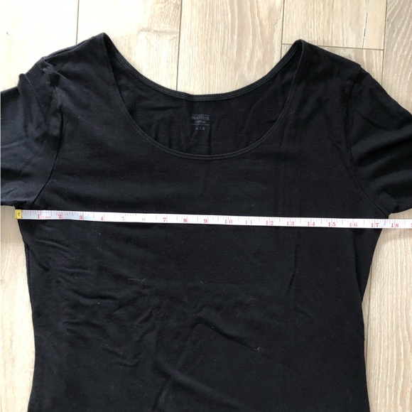 Uniqlo Heattech Extra Warm Crew Neck 3/4 Long Sleeve Top in Black Size L - Picture 7 of 9